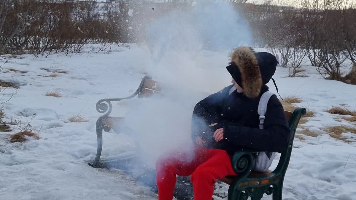 Þurrís Sprengja